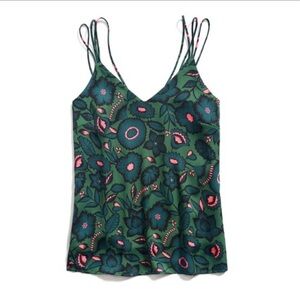 Multi strap floral blouse